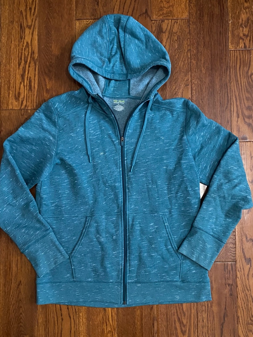 Tek Gear Teal Full-Zip Fleece Jacket